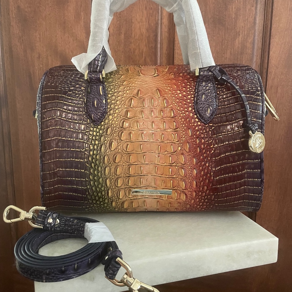 Brand New Brahmin Ombre Crossbody Bag🍁💜💙💚🍁